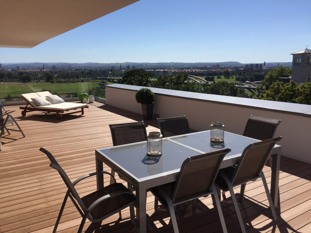 Wohnung Mit Weitblick Dresde Exterior foto