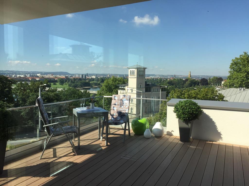 Wohnung Mit Weitblick Dresde Exterior foto