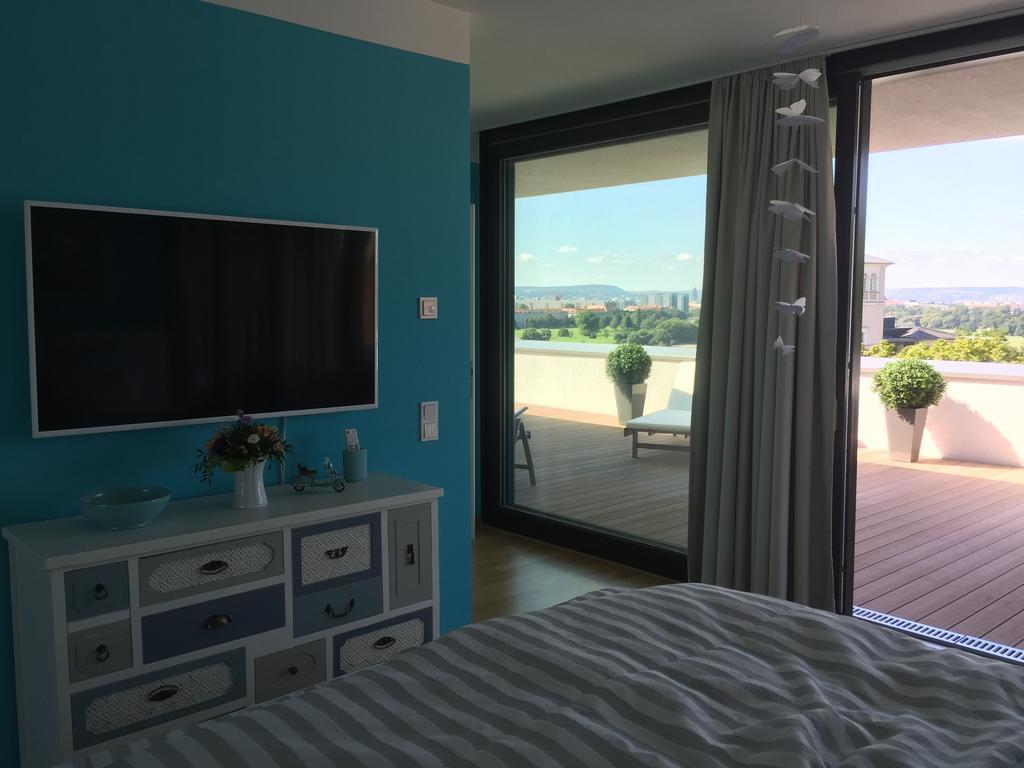 Wohnung Mit Weitblick Dresde Exterior foto