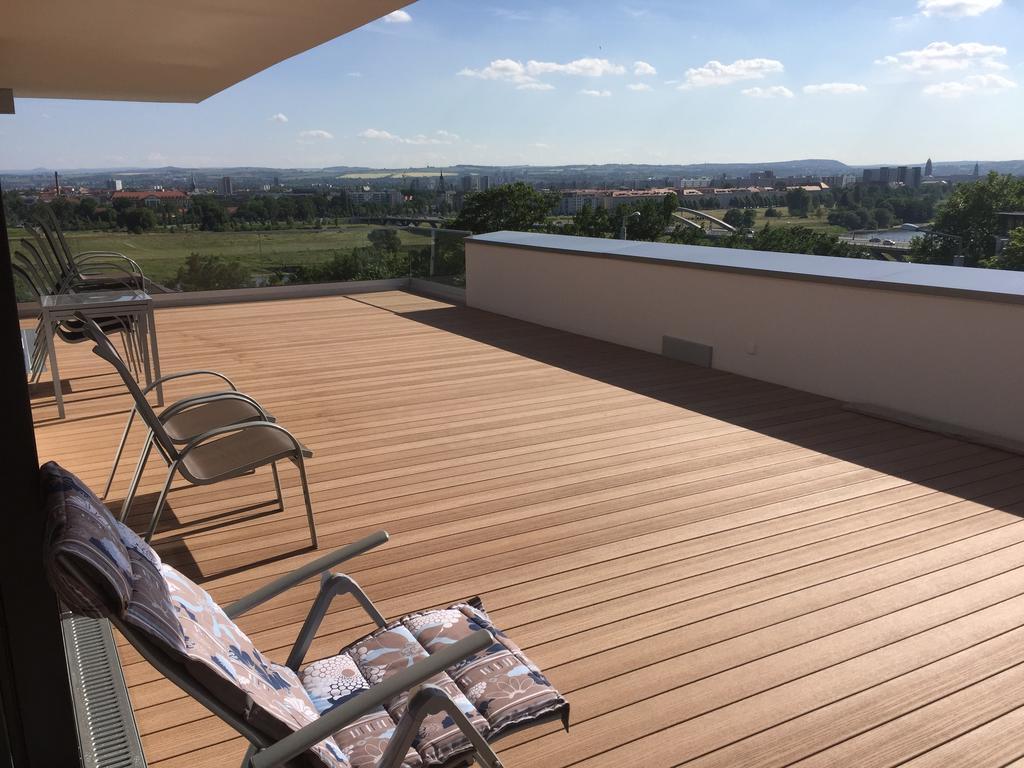 Wohnung Mit Weitblick Dresde Exterior foto