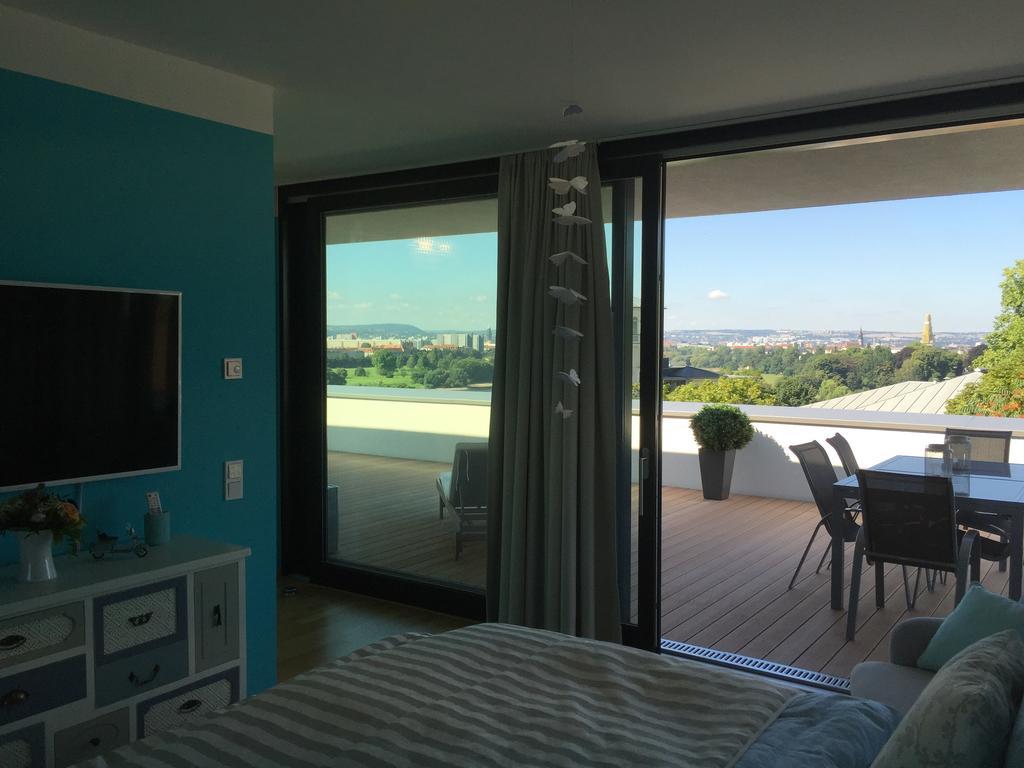 Wohnung Mit Weitblick Dresde Exterior foto
