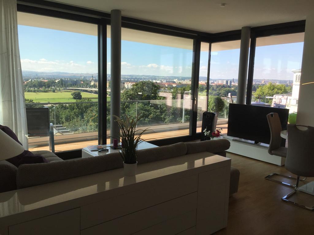 Wohnung Mit Weitblick Dresde Exterior foto
